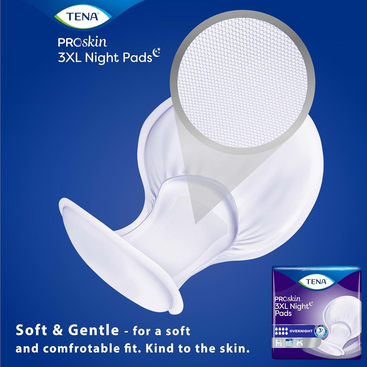 image:imageTENA Incontinence Pads 3XL Plus Size Overnight Absorbency for Men amp Women ProSkin 48 CountXXXL