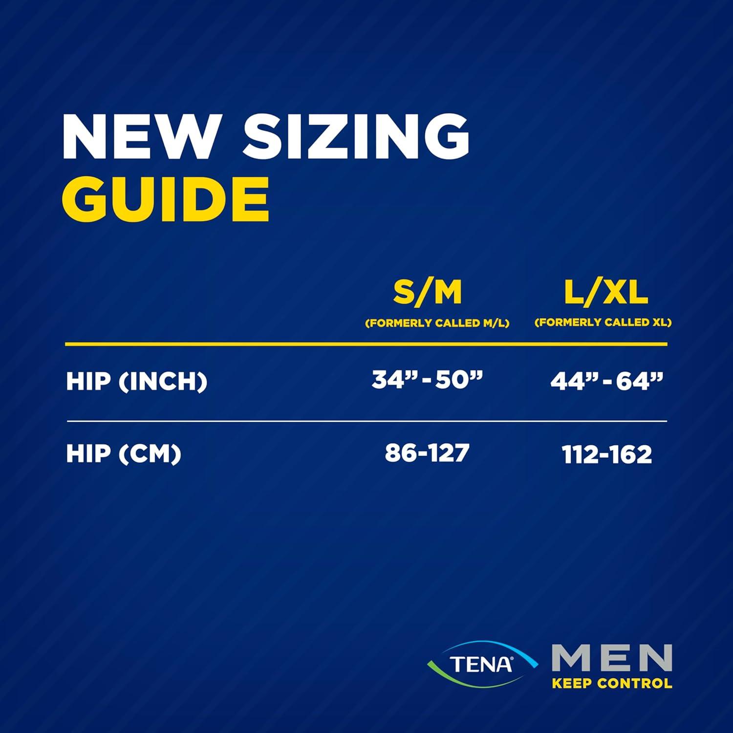 image:imageTENA Men Maximum Plus Incontinence Underwear Bladder Control SM 64 Count Waist size 34in50inLargeXLarge