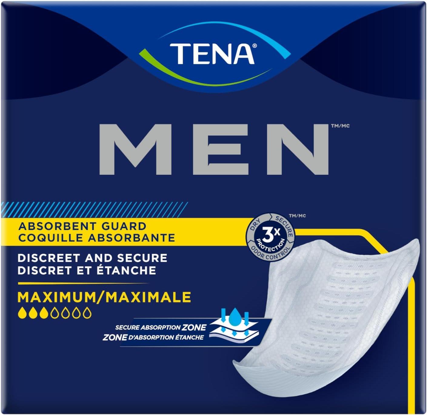 image:imageTENA Men Protective Incontinence Guards for Men Maximum Absorbency 144 Count120
