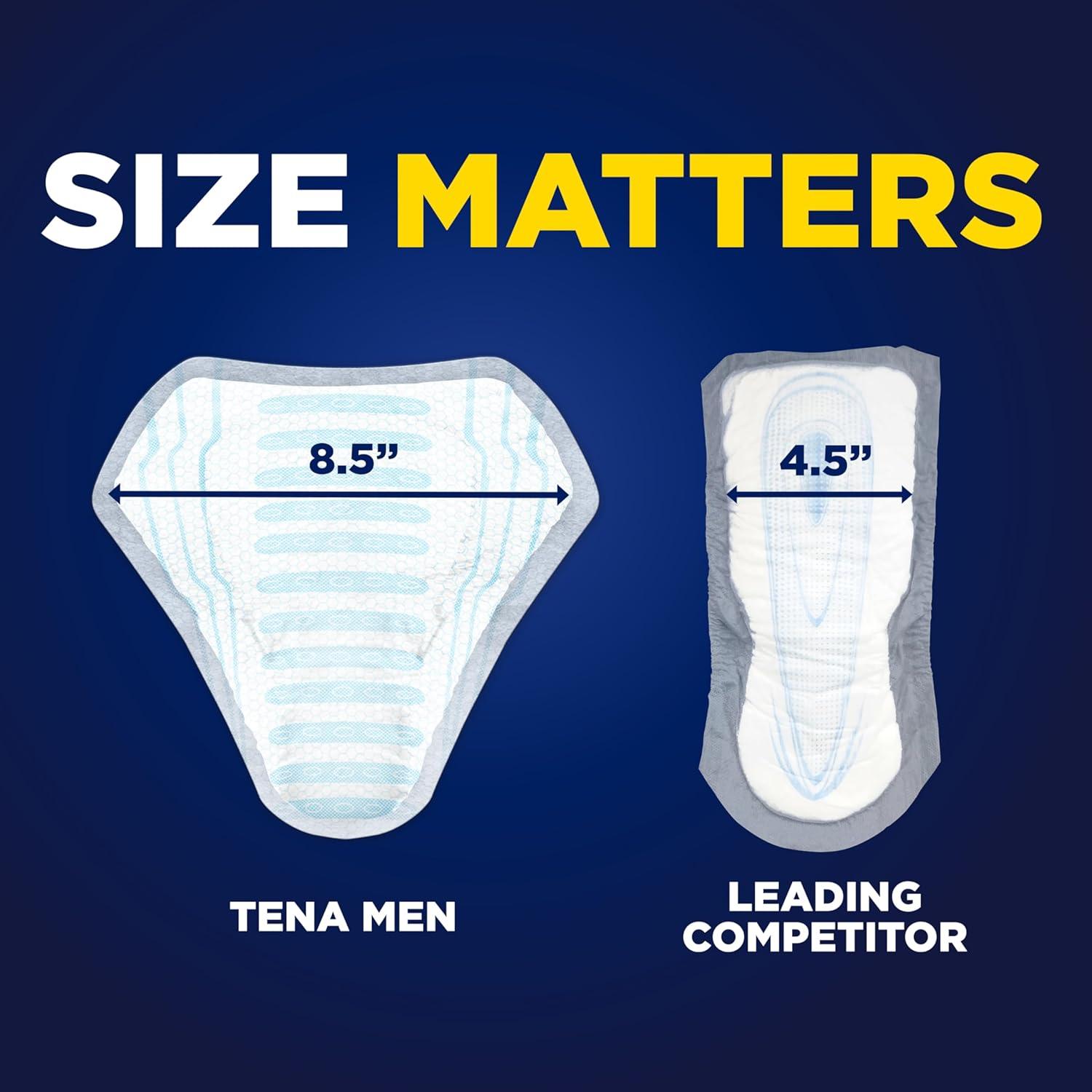 image:imageTENA Men Protective Incontinence Guards for Men Maximum Absorbency 144 Count48