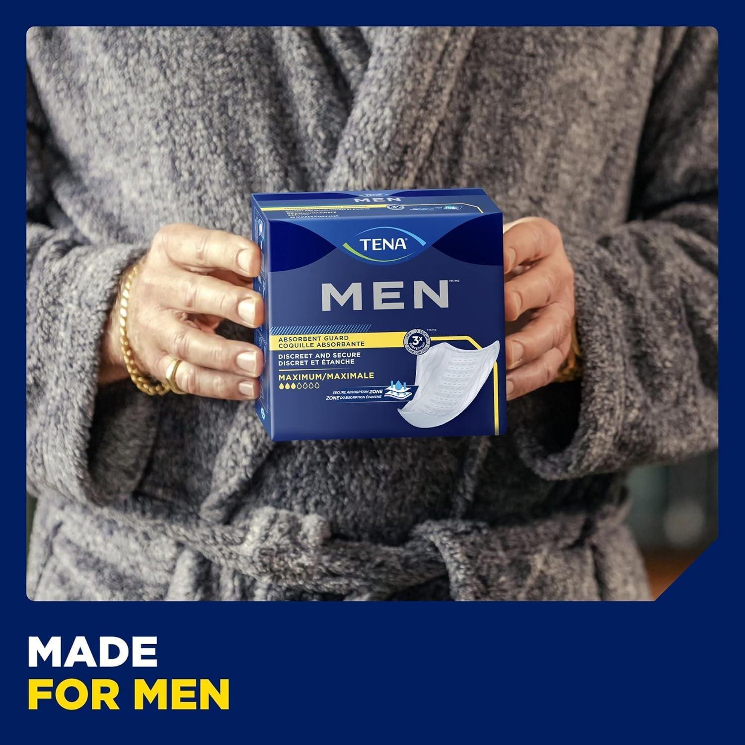 image:imageTENA Men Protective Incontinence Guards for Men Maximum Absorbency 144 Count60