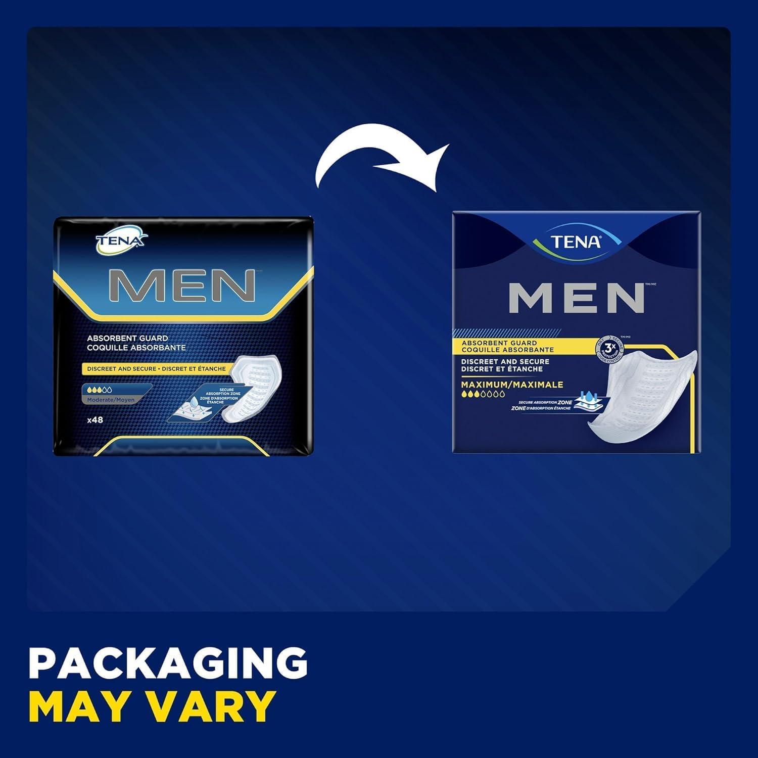 image:imageTENA Men Protective Incontinence Guards for Men Maximum Absorbency 144 Count60