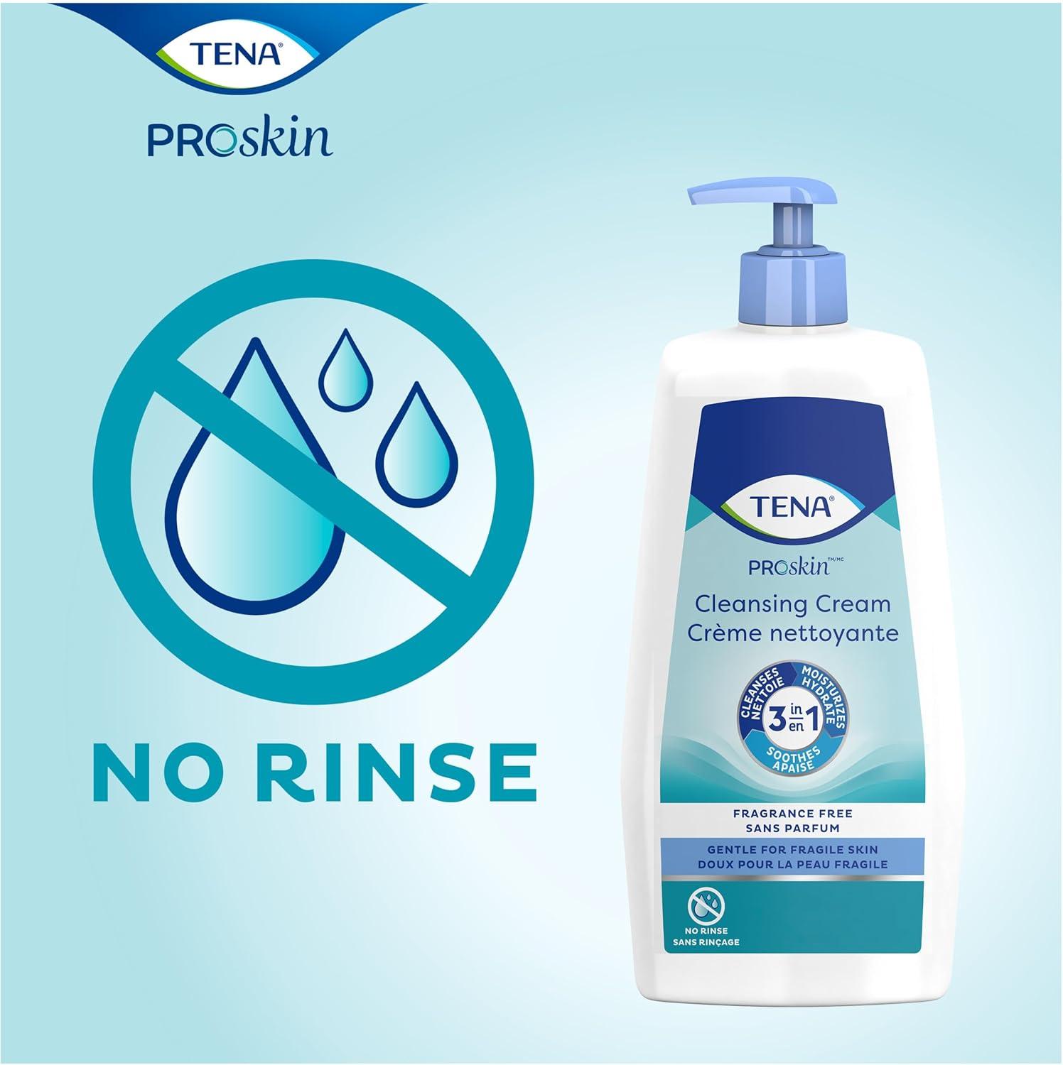 image:imageTENA ProSkin Gentle Skin Cleanser Cleansing Cream Skin Care CleanserFragrance Free