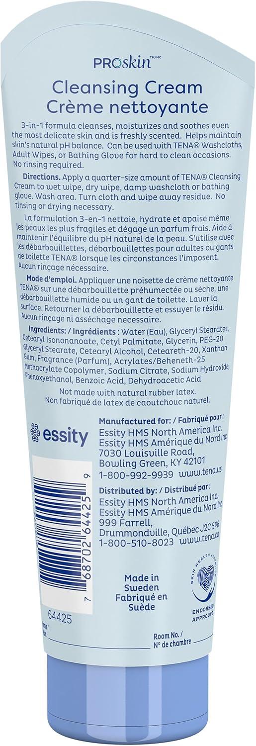 image:imageTENA ProSkin Gentle Skin Cleanser Cleansing Cream Skin Care CleanserFragrance Free