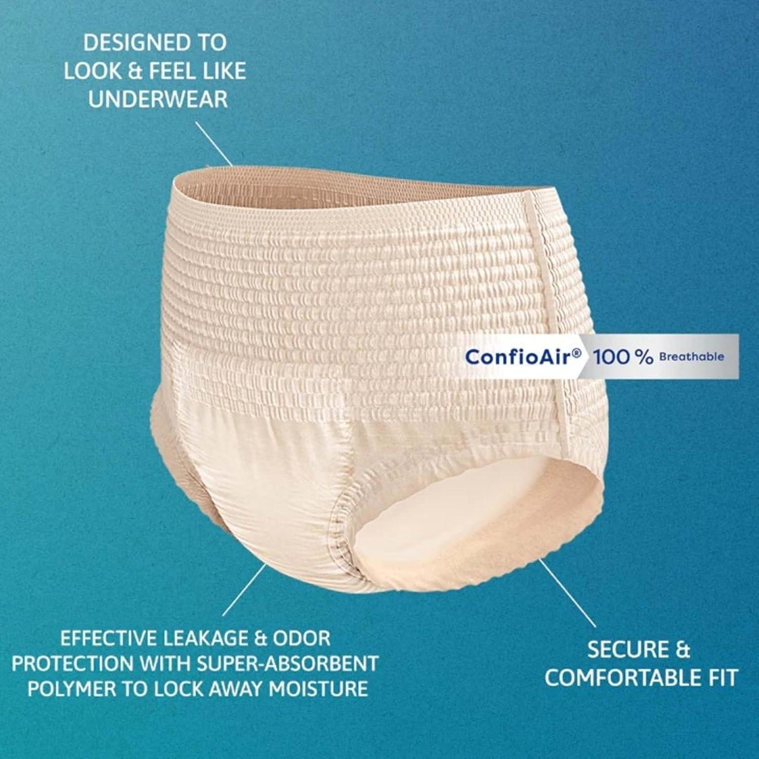 image:imageTENA ProSkin Large NudeColored Adult Female Moderate Absorbency Protective Disposable Underwear 72 CountLarge