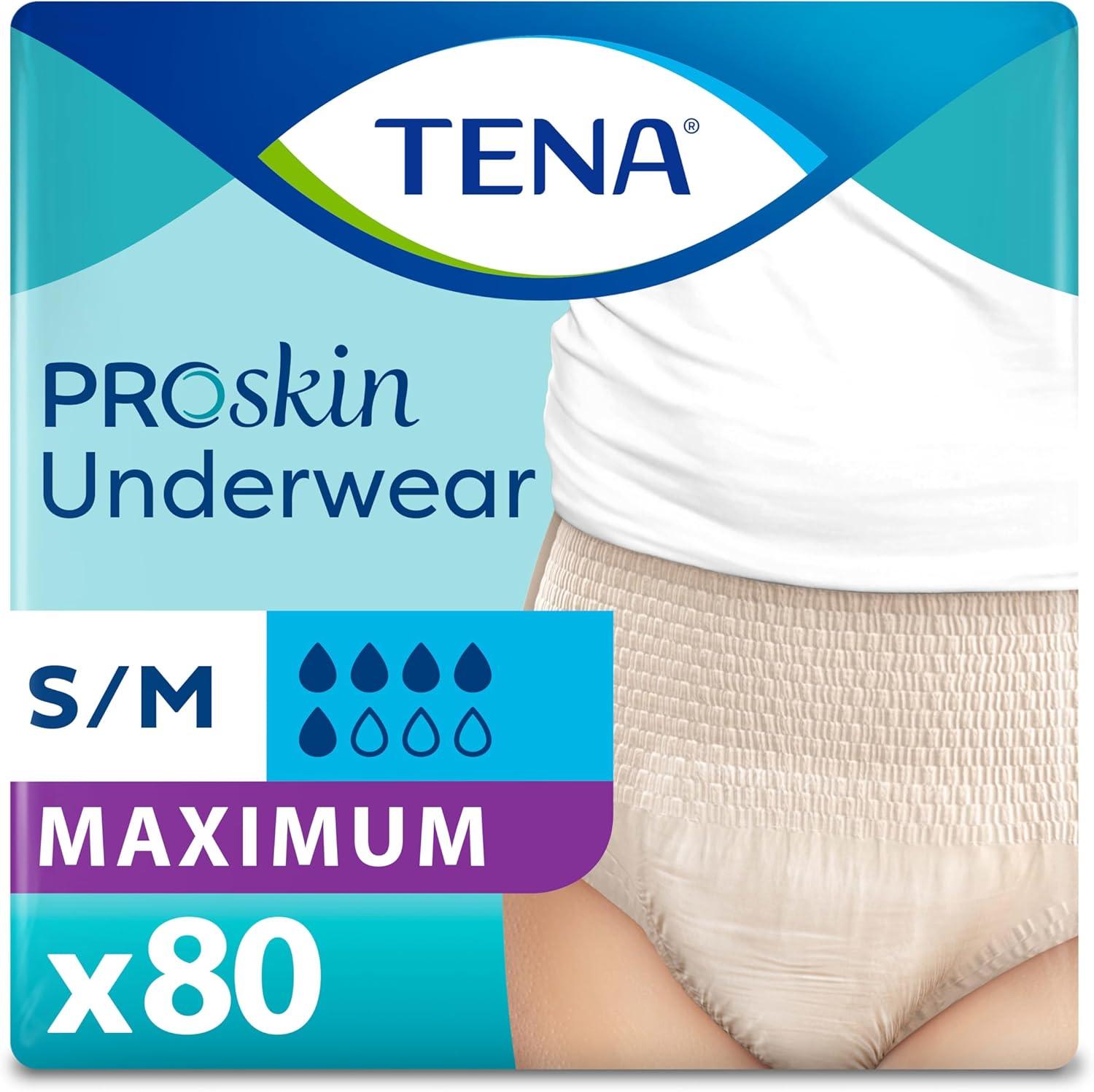 image:imageTENA ProSkin Large NudeColored Adult Female Moderate Absorbency Protective Disposable Underwear 72 CountSmallMedium