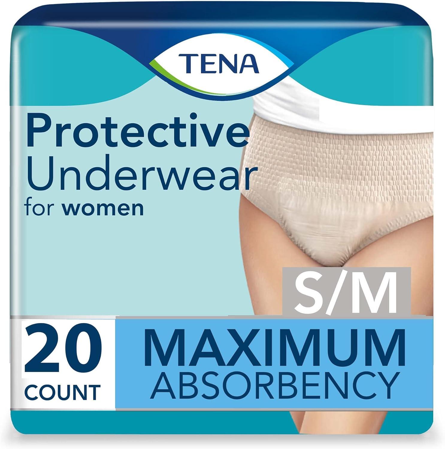 image:imageTENA ProSkin Large NudeColored Adult Female Moderate Absorbency Protective Disposable Underwear 72 CountSmallMedium