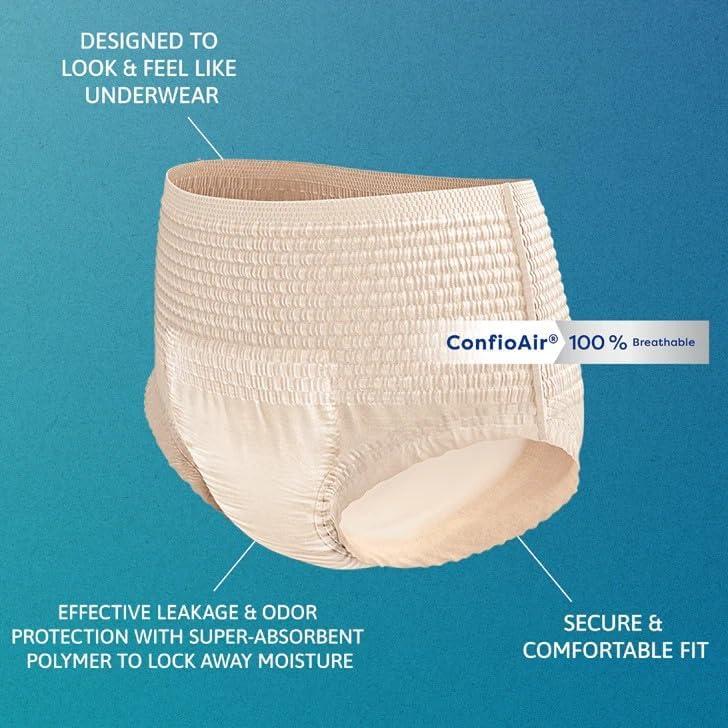 image:imageTENA ProSkin Large NudeColored Adult Female Moderate Absorbency Protective Disposable Underwear 72 CountSmallMedium