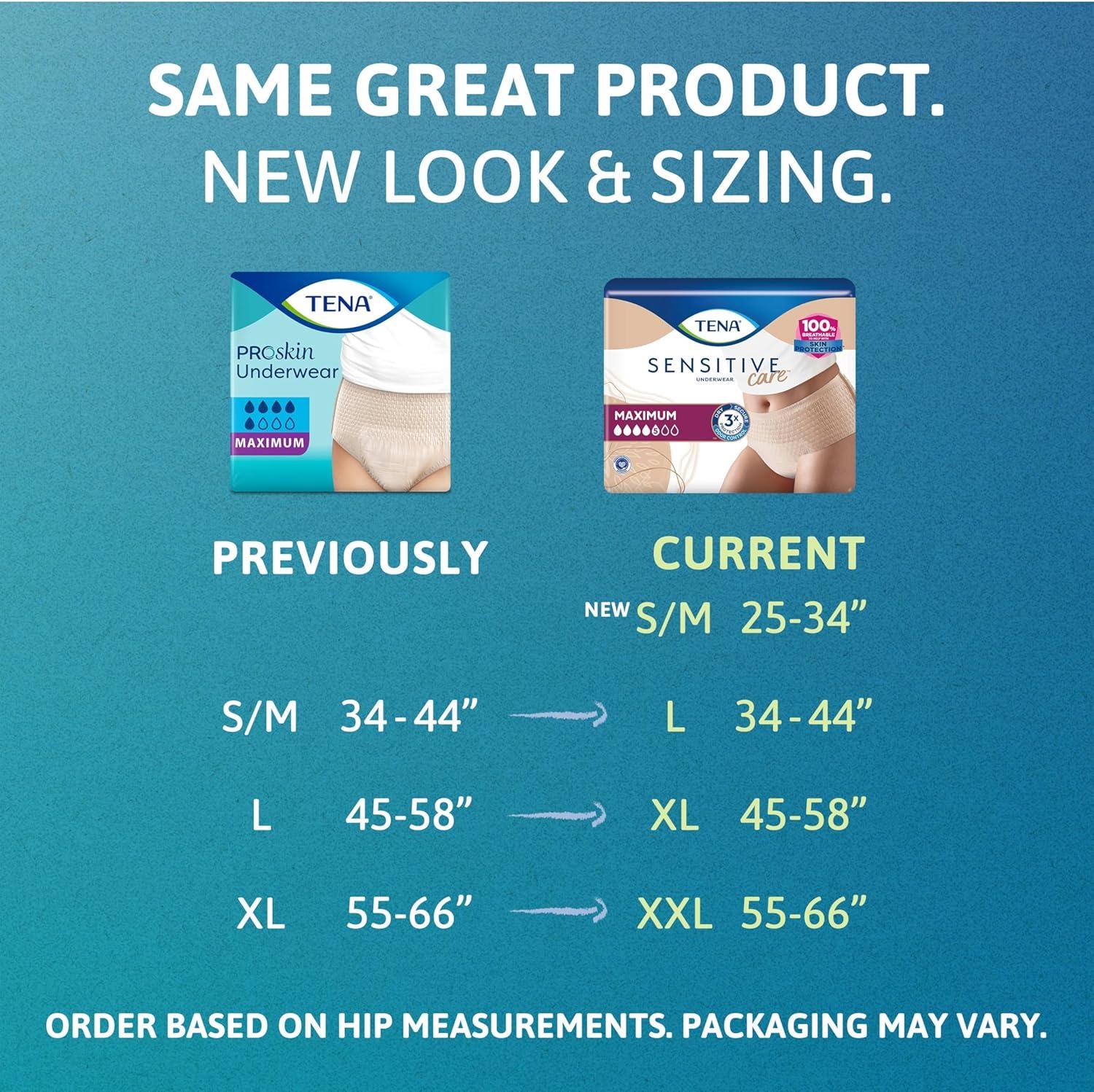 image:imageTENA ProSkin Large NudeColored Adult Female Moderate Absorbency Protective Disposable Underwear 72 CountXLarge
