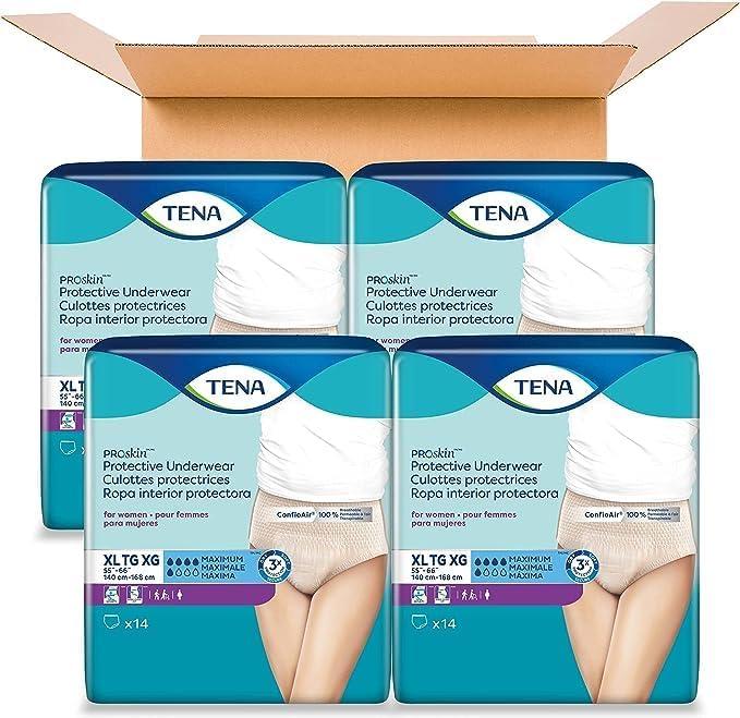 image:imageTENA ProSkin Large NudeColored Adult Female Moderate Absorbency Protective Disposable Underwear 72 CountXLarge