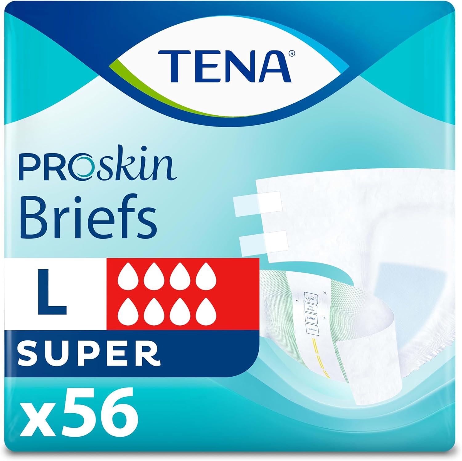 image:imageTENA ProSkin Unisex Adult Diapers with Tabs Maximum Absorbency Medium 56 ctLarge