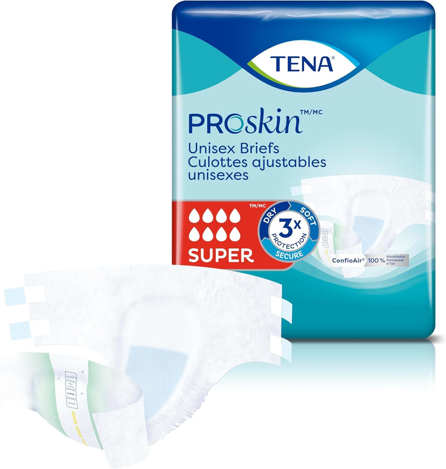 image:imageTENA ProSkin Unisex Adult Diapers with Tabs Maximum Absorbency Medium 56 ctMedium