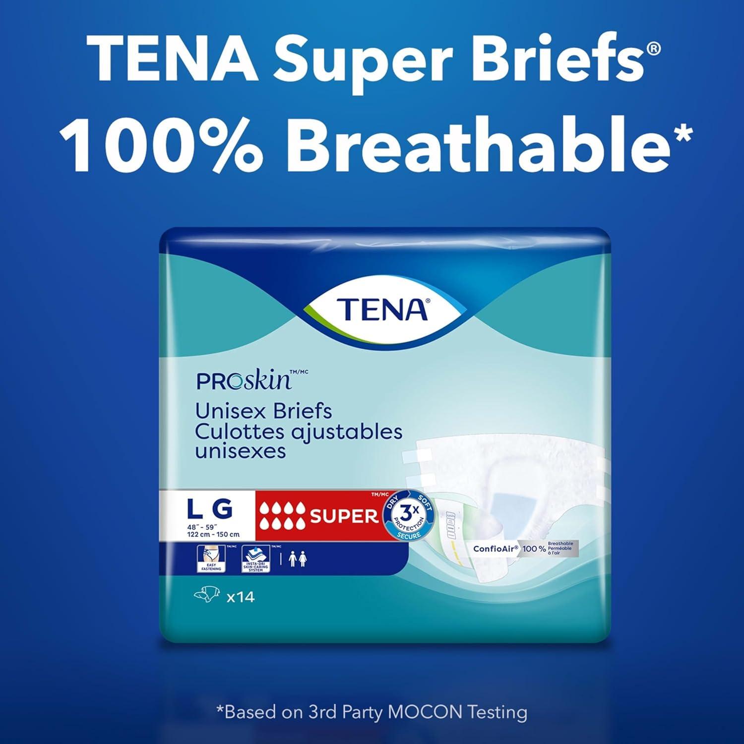 image:imageTENA ProSkin Unisex Adult Diapers with Tabs Maximum Absorbency Medium 56 ctMedium