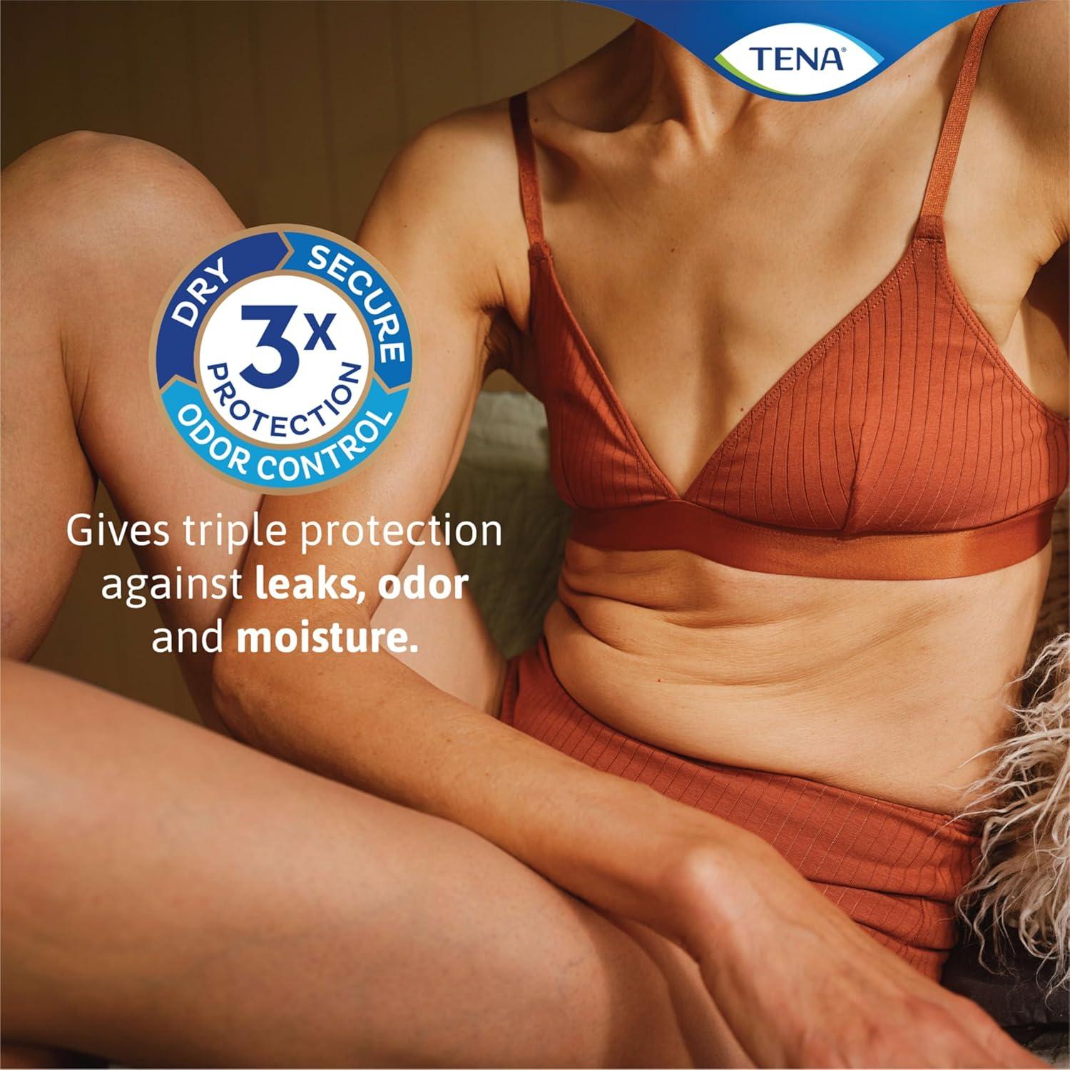 image:imageTENA Sensitive Care Extra Coverage Moderate Absorbency Incontinence Bladder Control Pad 180 CountRegular