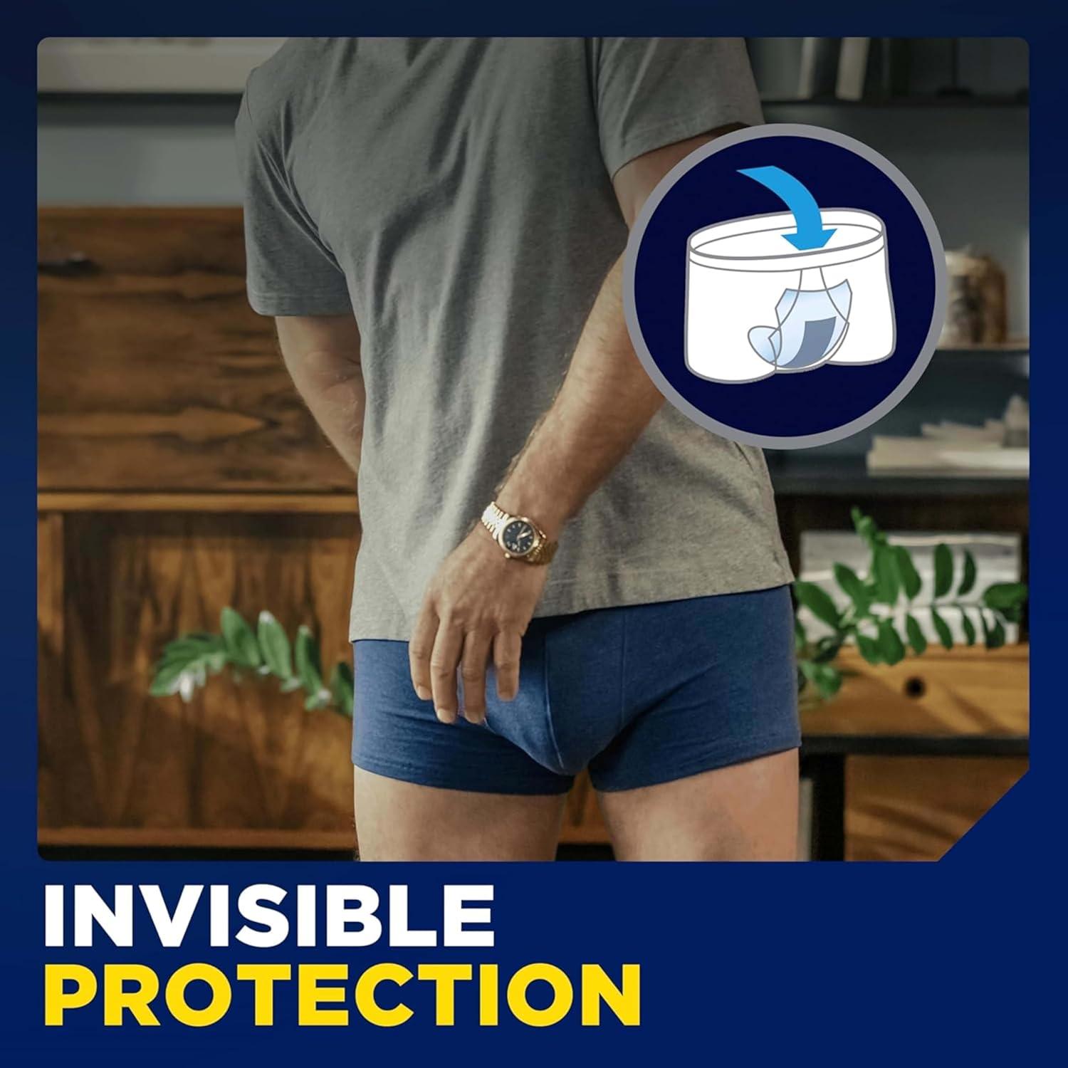 image:imageTena Men Light Incontinence Protective Shield for Men Bladder Control Discrete Light Absorbency 58 Count58 Count