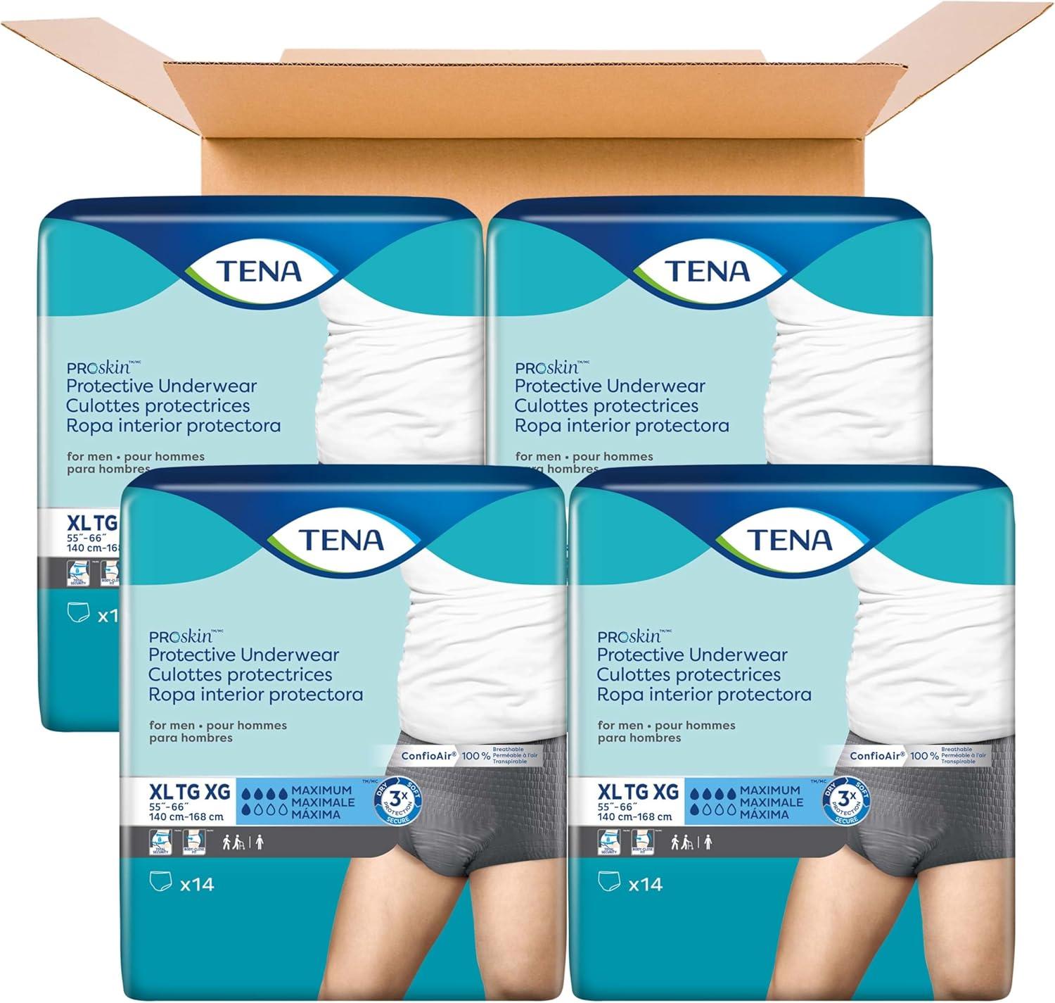 image:imageTena ProSkin Disposable Underwear Male Pull On with Tear Away Seams Medium 73520 Maximum 80 CtXLarge
