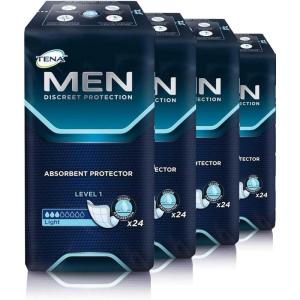 TENA Men Protective Incontinence Guards for Men, Maximum Absorbency, 144 Count(96.0)