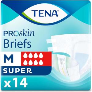 TENA ProSkin Unisex Adult Diapers with Tabs, Maximum Absorbency, Medium, 56 ct(Medium)