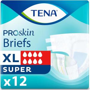 TENA ProSkin Unisex Adult Diapers with Tabs, Maximum Absorbency, Medium, 56 ct(X-Large)