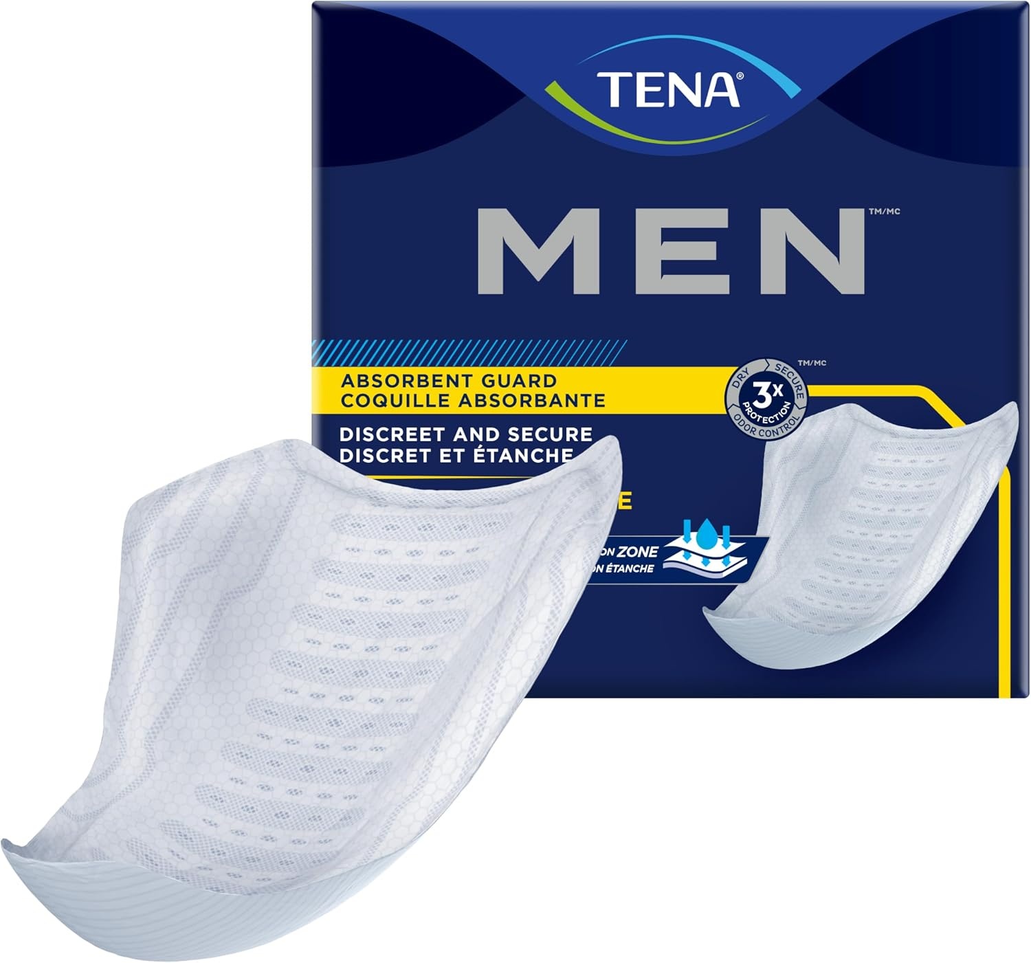 image:imageTena Incontinence Guards for Men Maximum Absorbency 20 ct20 Count Pack of 1
