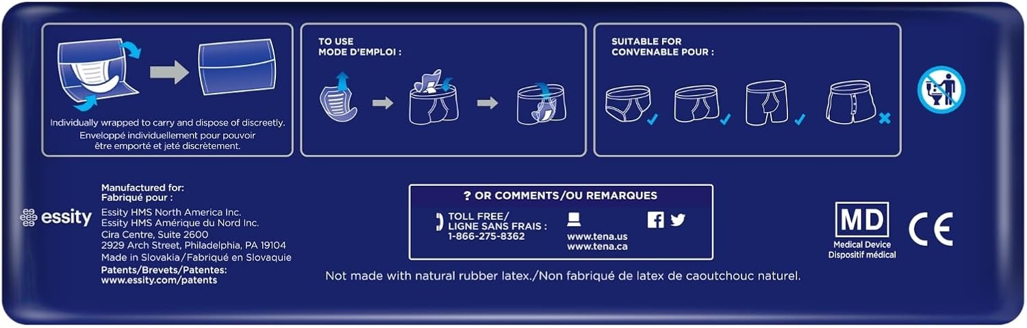 image:imageTena Incontinence Guards for Men Moderate Absorbency 48 Count48 Count