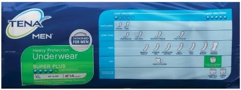 image:imageTena for Men Heavy Protection Underwear Super Plus Absorbency XL 14 Count