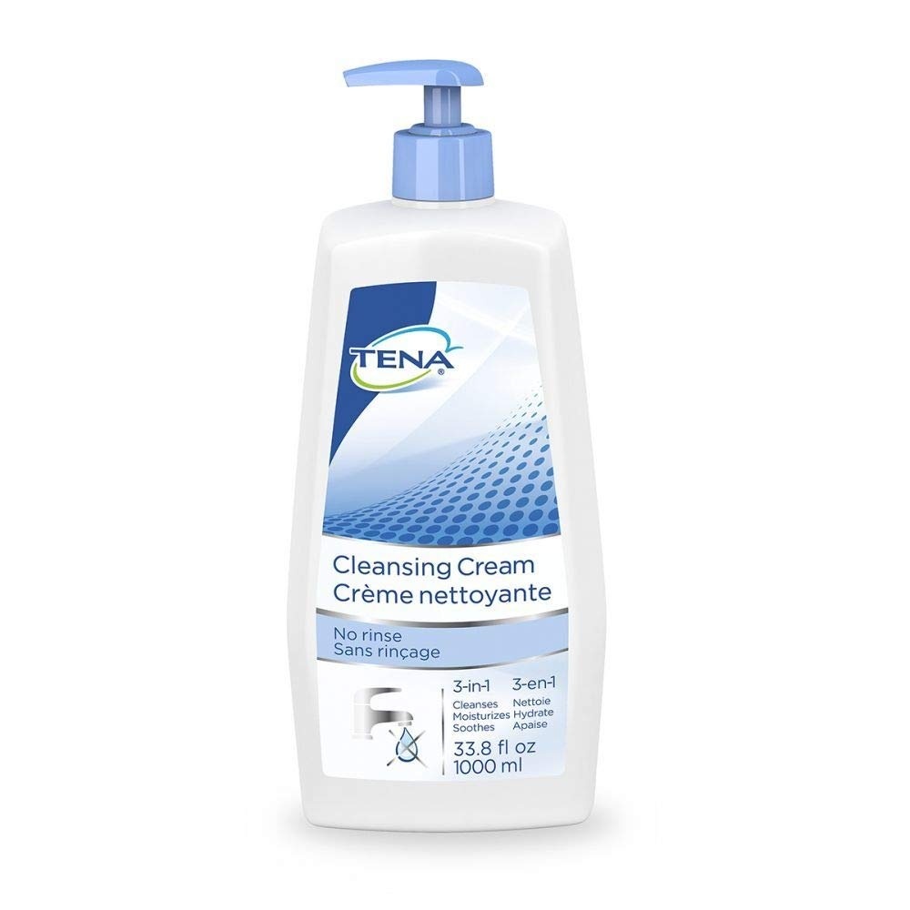 image:imageTENA ProSkin Cream RinseFree Body Wash Pump Bottle Mild Scent 338 oz 64435 1 Each